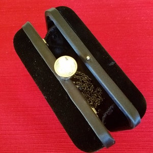 Petite Black Velvet Clutch