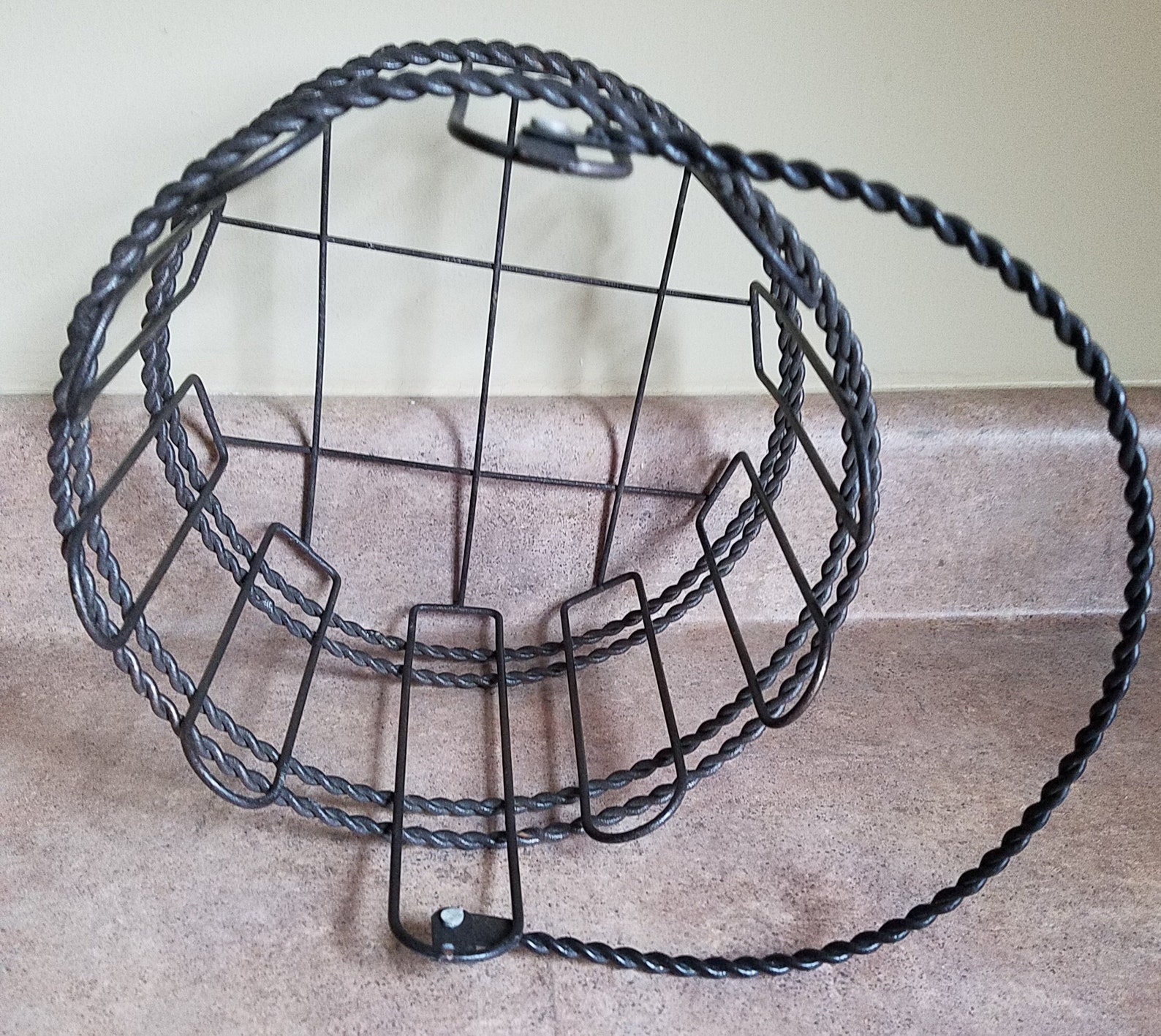 Versatile Hingedhandle Wire Basket Etsy