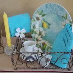 Versatile Square Filigree Metal Basket