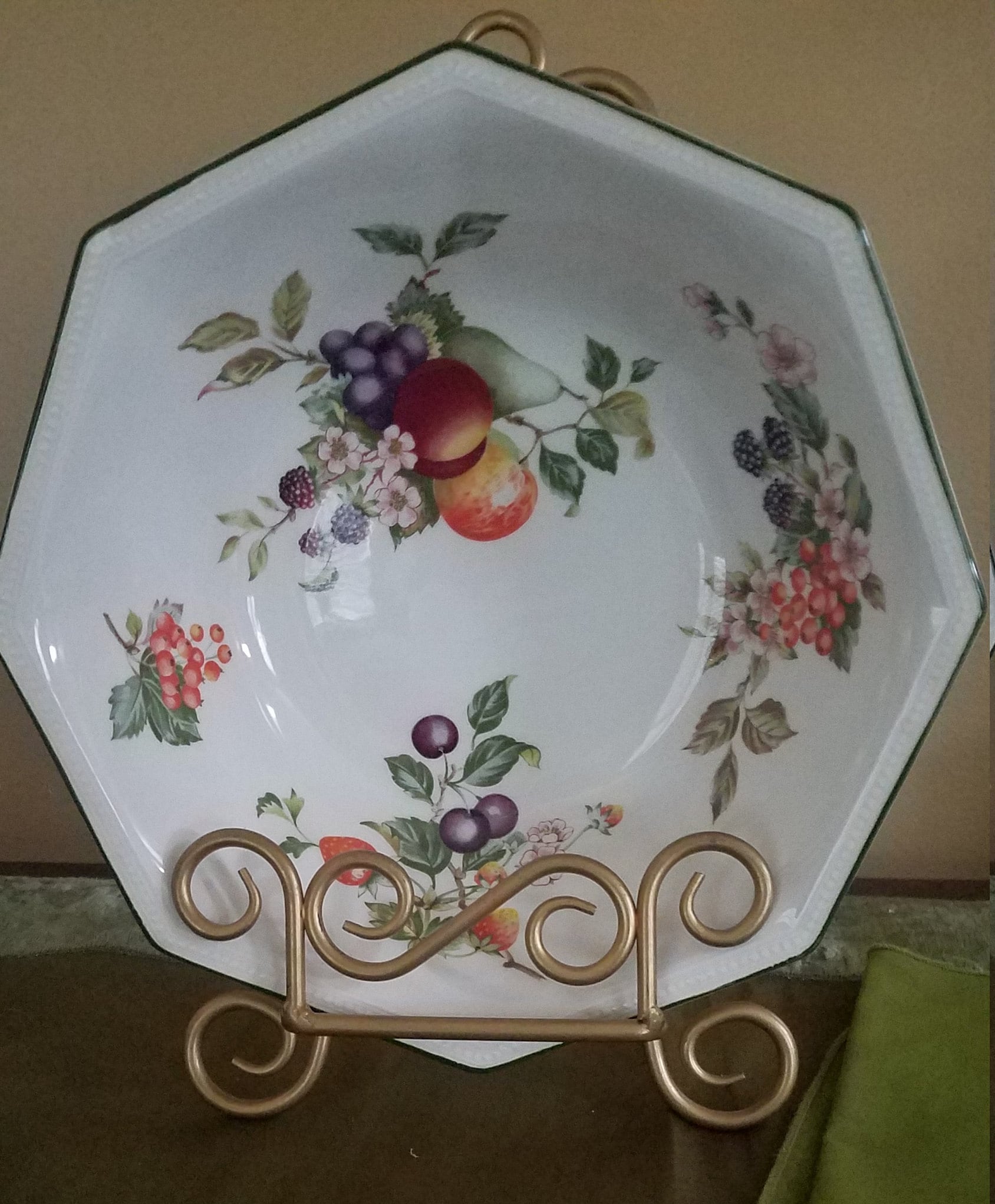 Johnson Bros Fresh Fruit Deep Serving Bowl Etsy