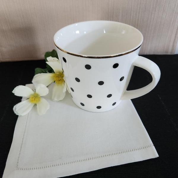 Polka Dot Tea or Coffee Cup