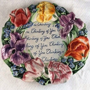 Fitz and Floyd Thinking of You Plate