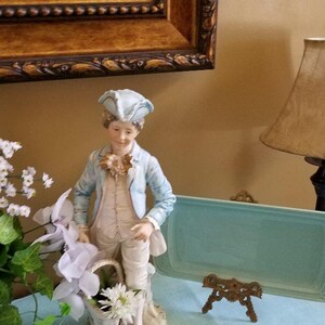 Spring Aqua Bowl and Platter Set