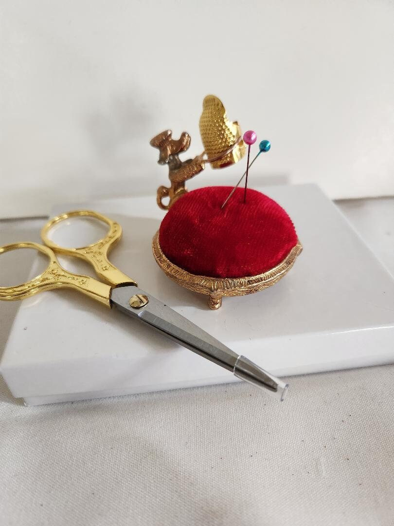 Vintage Poodle Pin Cushion - Etsy