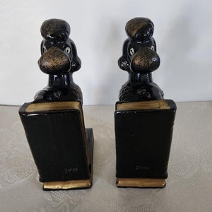 Perky Poodle Book Ends