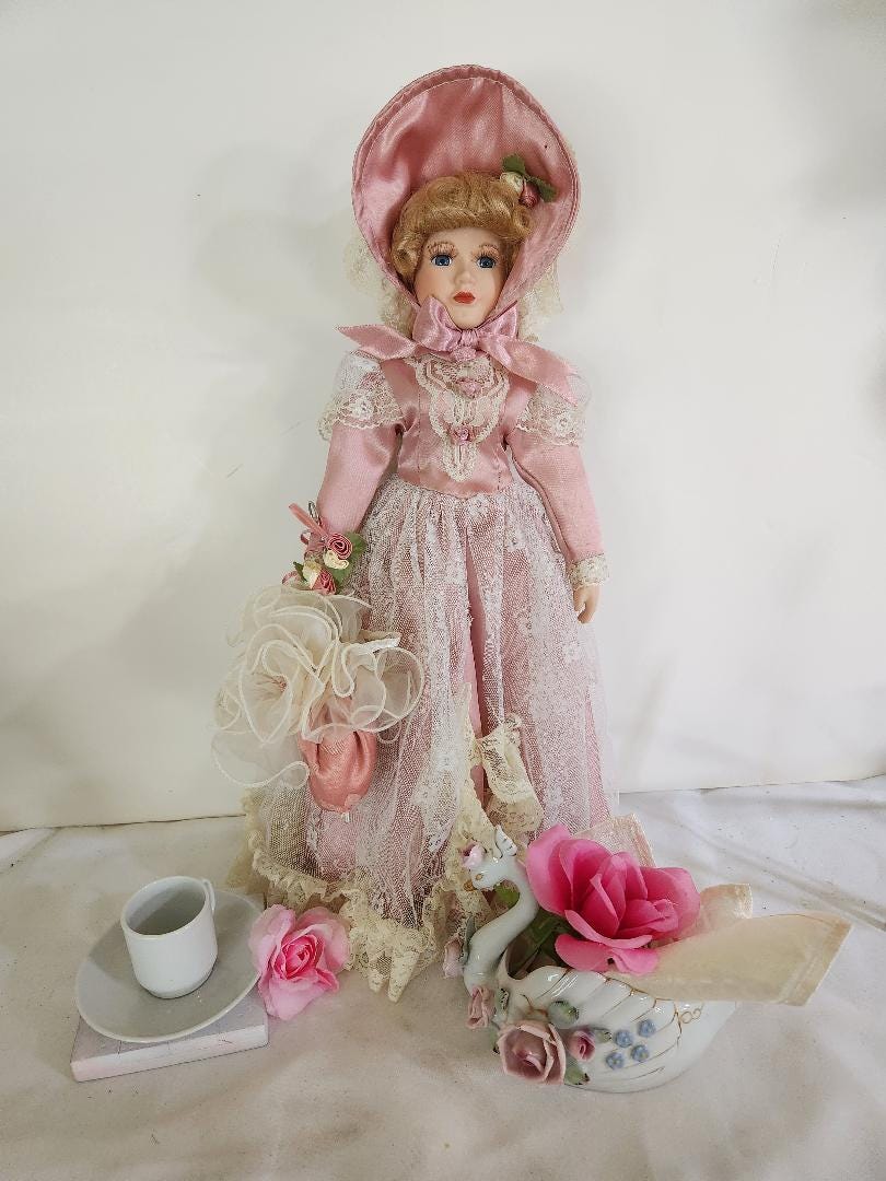 Vintage French Style Porcelain Dolls - Etsy