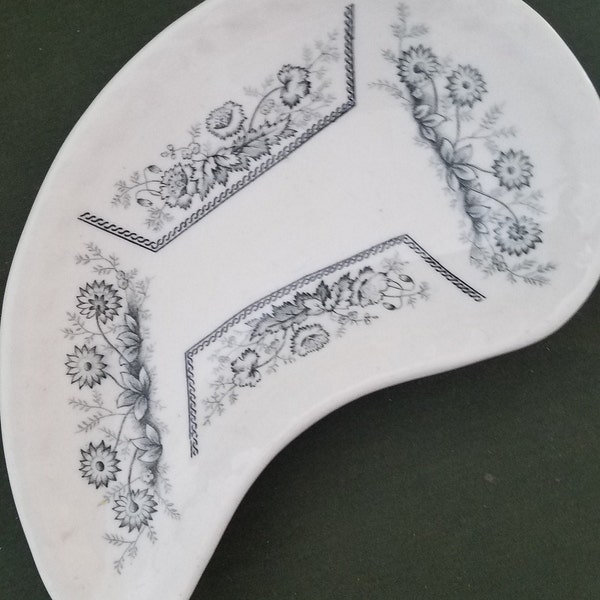 Johnson Bros. Green Aster Bone Dish