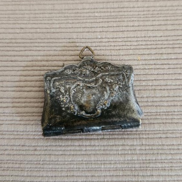 Vintage Purse Locket with Secret Chamber