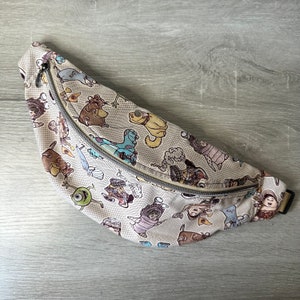 Sac banane Personnages Pixar | Sac à bandoulière | Sac banane