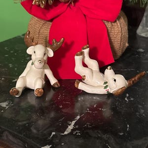 フィッツ＆フロイド タンブリングトナカイ ヴィンテージ クリスマス トナカイ フィギュア