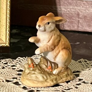 Vintage Brown Bunny Napcoware Rabbit Vintage Easter Bunny Spring Bunny