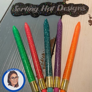 Glitter Mechanical Pencil | Glitter Pencil | Back to School | Teacher Gift | Personalized Glitter Pencil | Glitter Mechanical Pencil Set