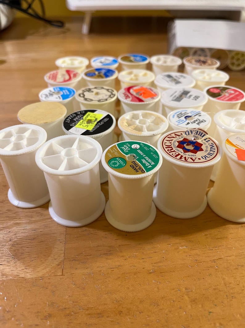 2 Inch Plastic Thread Craft Spools 25 Ct. - Etsy