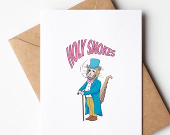 Holy Smokes | Father's Day Card | Birthday Card | Greeting Card for Friend