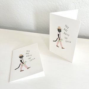 You are Quite the Catch Greeting Card Husband Birthday Card Wife Gift Fishing Gifts for Men Funny Greeting Card image 4