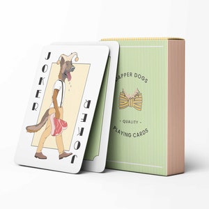 Dapper Dogs Playing Cards© Dog lover Playing Cards, Poker Cards with dog designs, dog cards for game nigh, gifts for pet lovers image 6