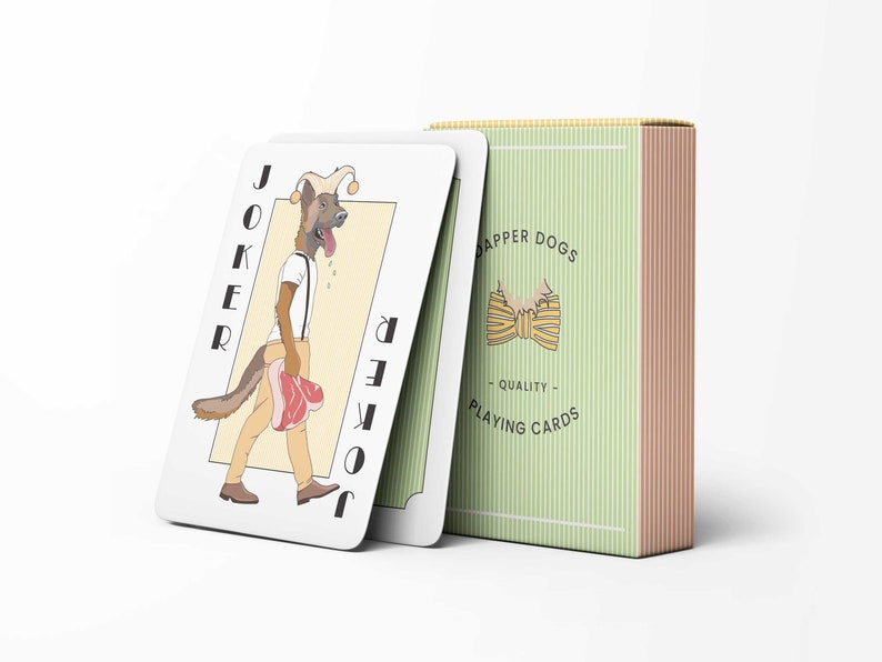 Dapper Dogs Playing Cards© Dog lover Playing Cards, Poker Cards with dog designs, dog cards for game nigh, gifts for pet lovers image 6