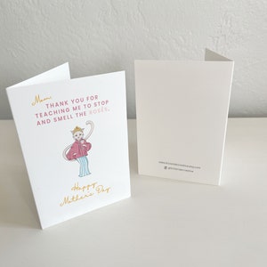 Mothers Day Card Mothers Day Gift from Daughter Thank you Mom Gift Funny Greeting Card image 6