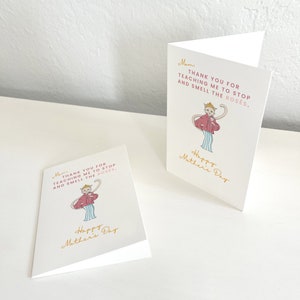 Mothers Day Card Mothers Day Gift from Daughter Thank you Mom Gift Funny Greeting Card image 4