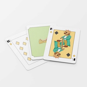 Dapper Dogs Playing Cards© Dog lover Playing Cards, Poker Cards with dog designs, dog cards for game nigh, gifts for pet lovers image 4