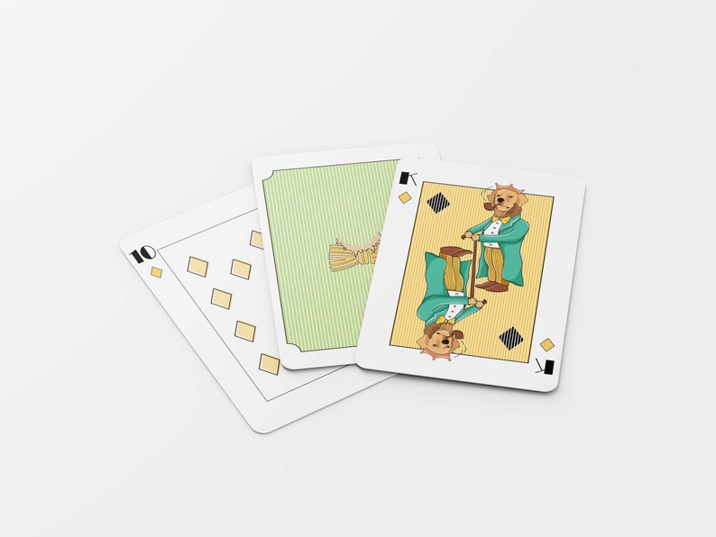 Dapper Dogs Playing Cards© Dog lover Playing Cards, Poker Cards with dog designs, dog cards for game nigh, gifts for pet lovers image 4