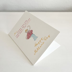 Mothers Day Card Mothers Day Gift from Daughter Thank you Mom Gift Funny Greeting Card image 5