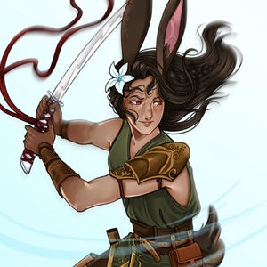 Custom Character Commission: DnD, Sci-Fi, MMO, TTRPG, Daggerheart, rollenspel, RP, oc, fantasy
