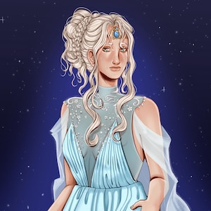 Custom Character Commission: DnD, Sci-Fi, MMO, TTRPG, Daggerheart, role play, RP , oc, fantasy image 1