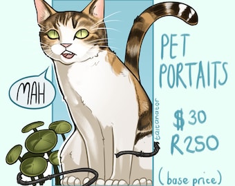 Custom Pet Portrait Commission