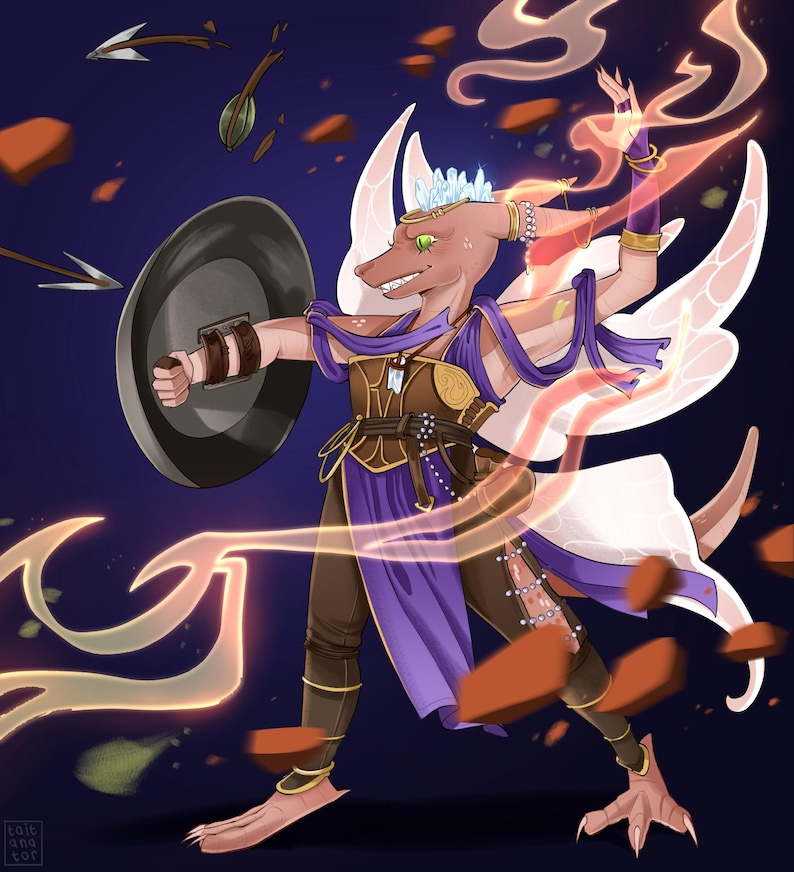 Custom Character Commission: DnD, Sci-Fi, MMO, TTRPG, Daggerheart, role play, RP , oc, fantasy image 12