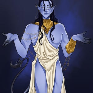 Custom Character Commission: DnD, Sci-Fi, MMO, TTRPG, Daggerheart, role play, RP , oc, fantasy image 10