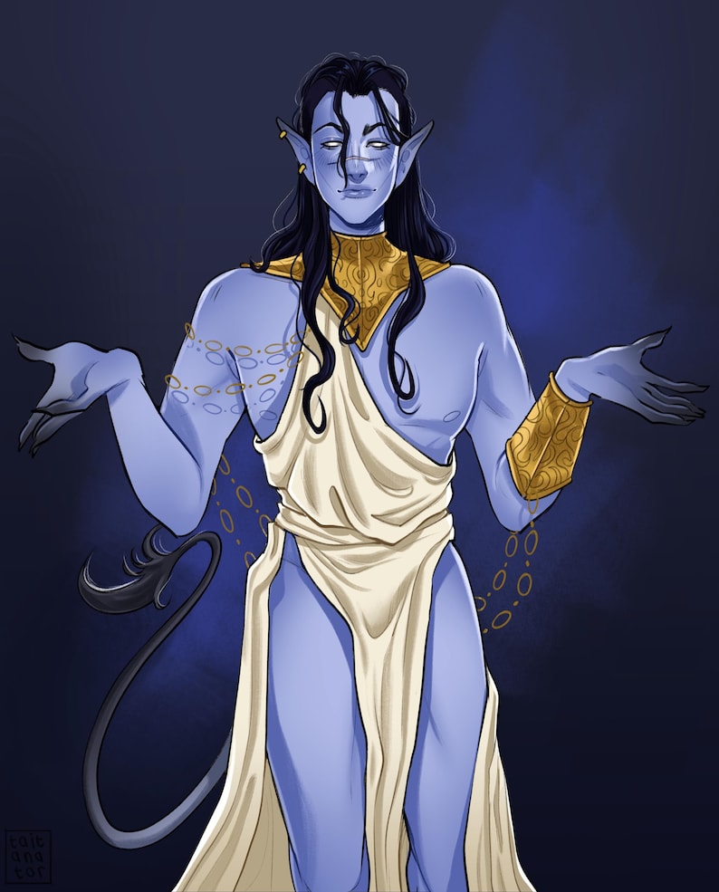 Custom Character Commission: DnD, Sci-Fi, MMO, TTRPG, Daggerheart, role play, RP , oc, fantasy image 10