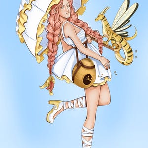 Custom Character Commission: DnD, Sci-Fi, MMO, TTRPG, Daggerheart, role play, RP , oc, fantasy image 6