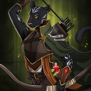 Custom Character Commission: DnD, Sci-Fi, MMO, TTRPG, Daggerheart, role play, RP , oc, fantasy image 14
