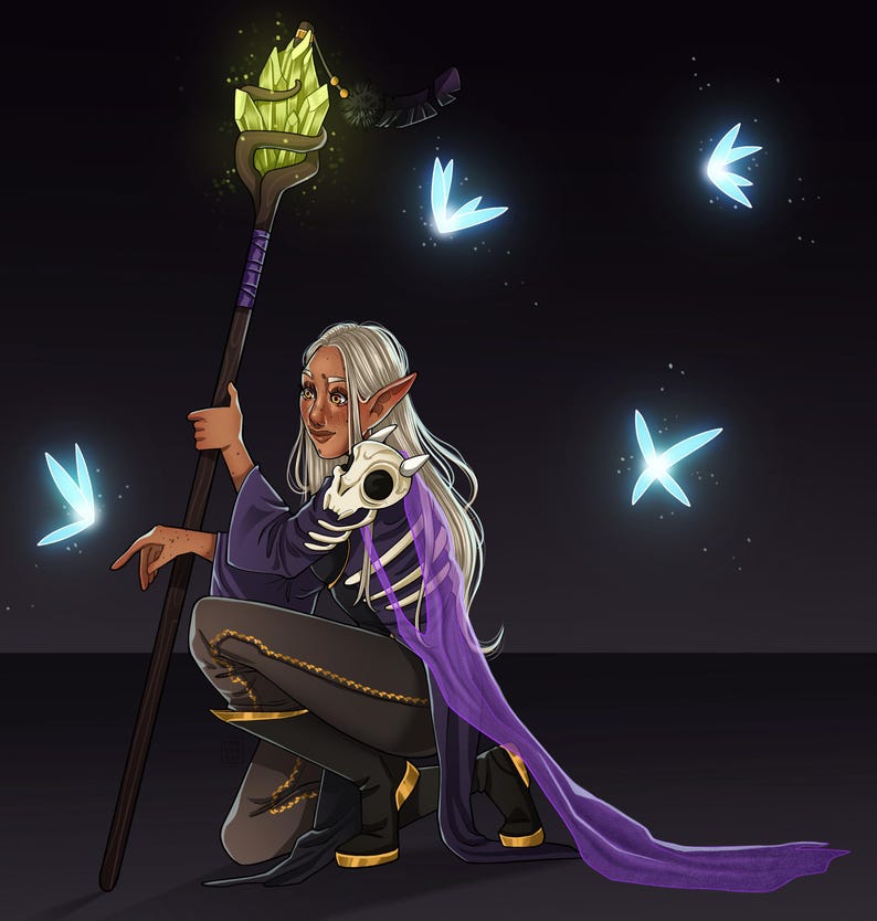 Custom Character Commission: DnD, Sci-Fi, MMO, TTRPG, Daggerheart, role play, RP , oc, fantasy image 15