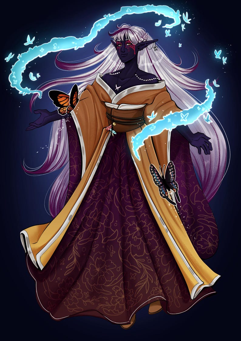 Custom Character Commission: DnD, Sci-Fi, MMO, TTRPG, Daggerheart, role play, RP , oc, fantasy image 3