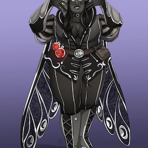 Custom Character Commission: DnD, Sci-Fi, MMO, TTRPG, Daggerheart, role play, RP , oc, fantasy image 13