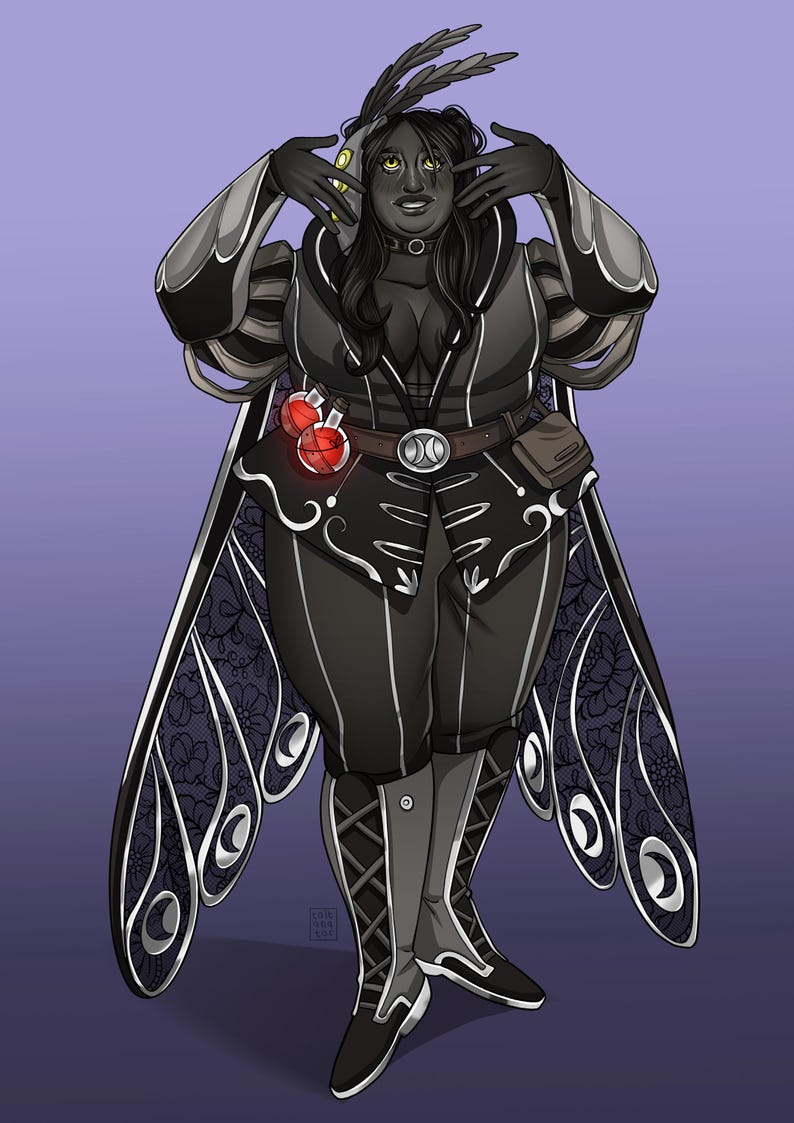Custom Character Commission: DnD, Sci-Fi, MMO, TTRPG, Daggerheart, role play, RP , oc, fantasy image 13