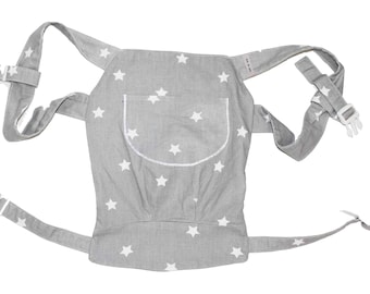 Doll Carrier Stars Grey