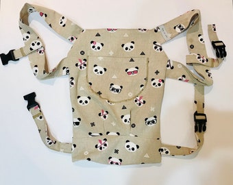 Panda doll carrier