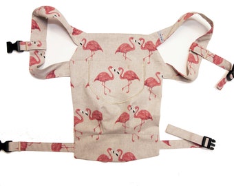 Doll carrier Flamingo