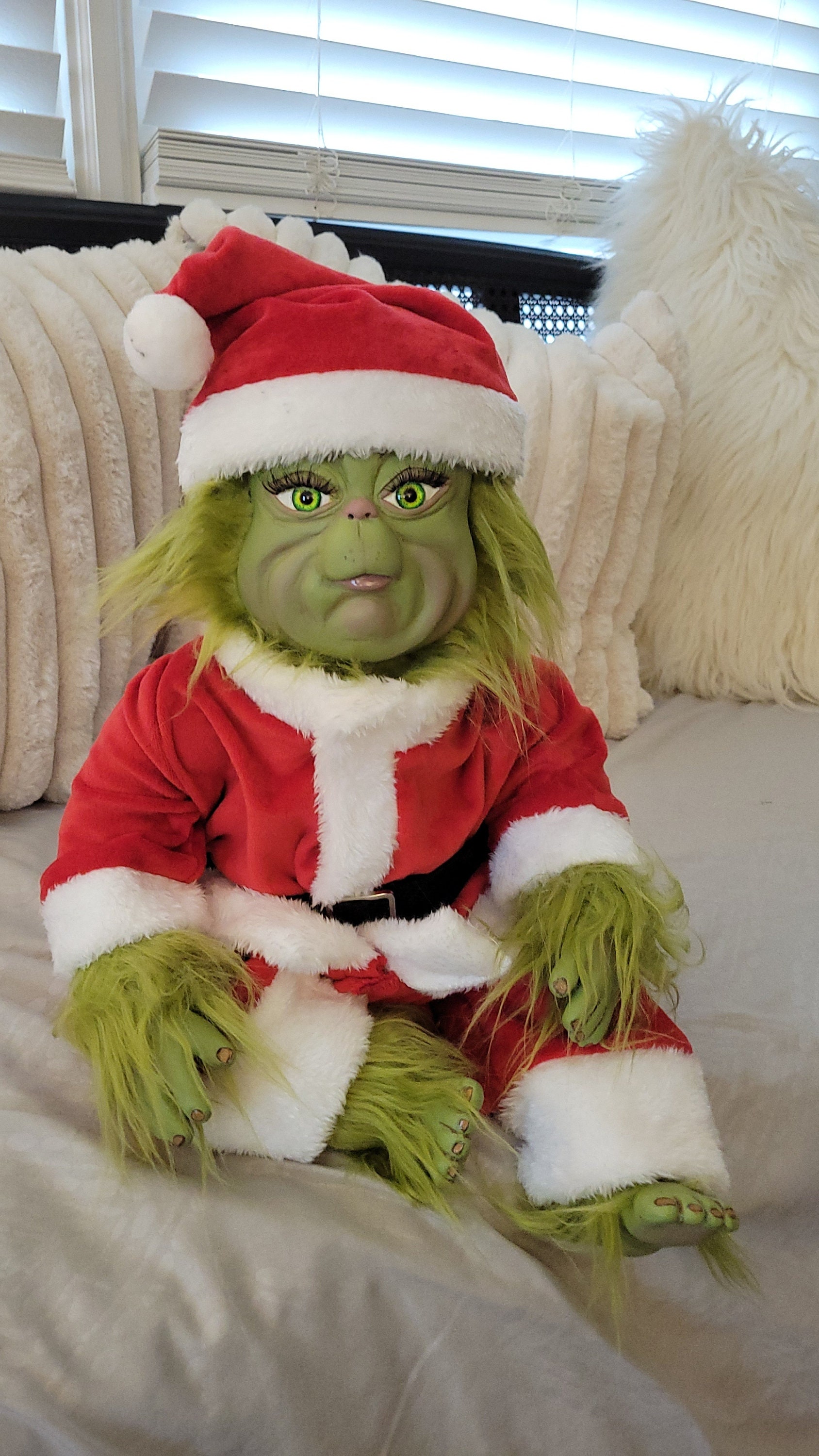 Grinch real life best sale doll