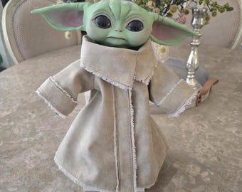 Grogu Inspired Full Body Doll, Custom Made