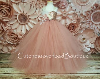 rose gold white dress