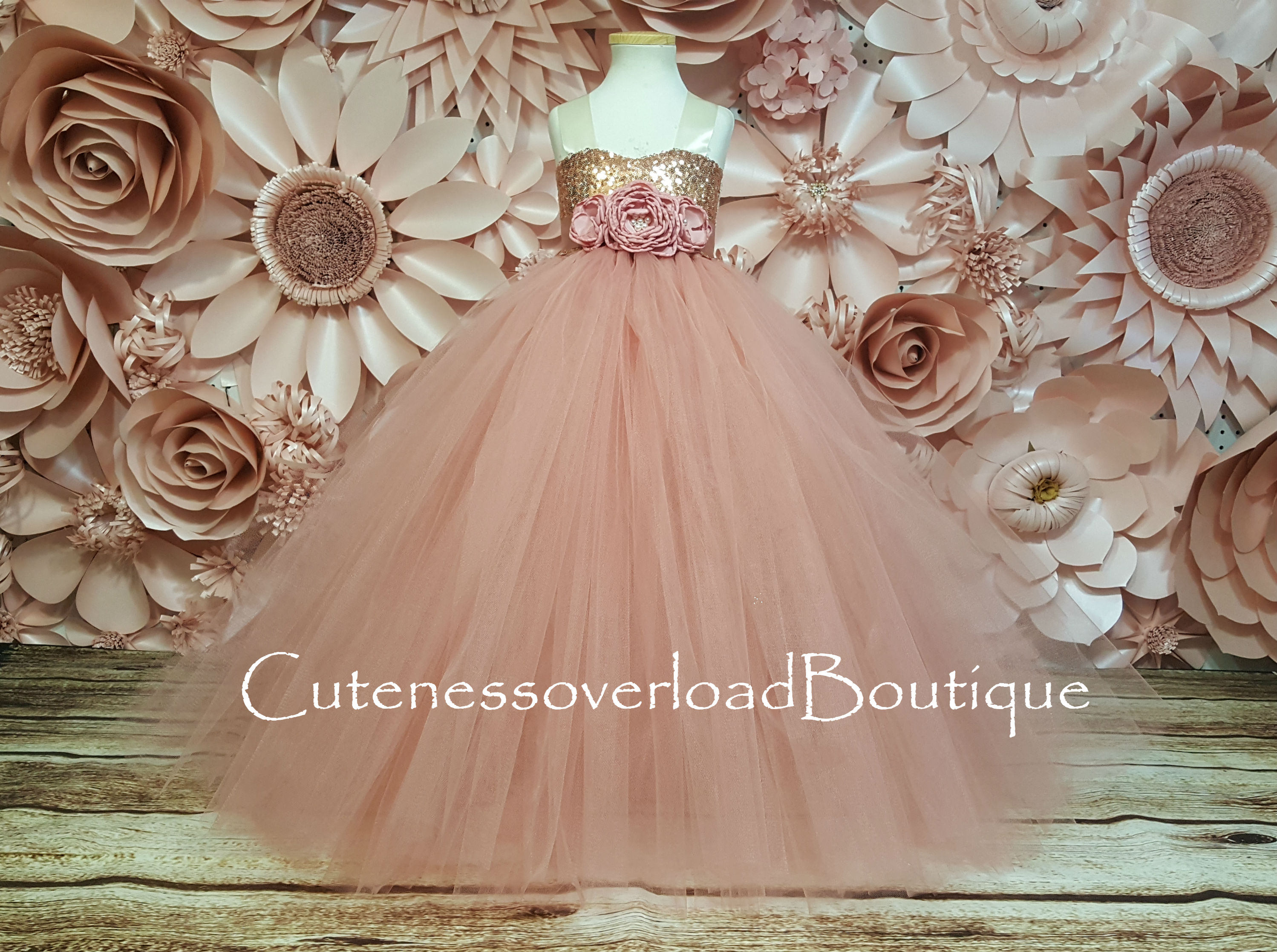 rose gold tutu