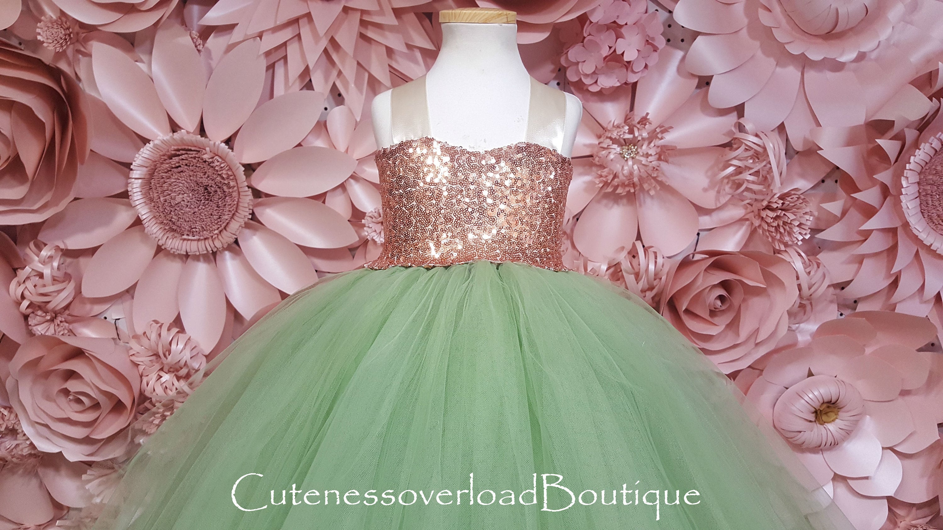 Sage Green Flower Girl Tutu DressSage Green DressSage Green Etsy