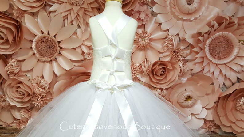 white bride tutu