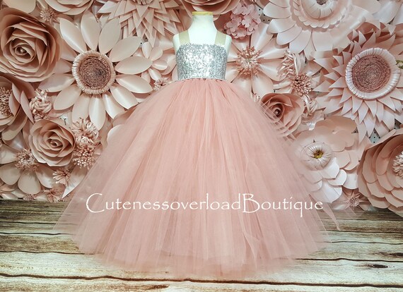 rose gold tutu dress