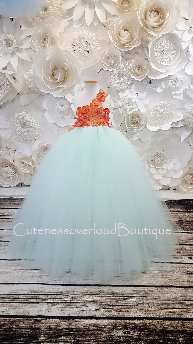 Mint Flower Girl Tutu Dress-Mint Tutu Dress-Mint Girl Tutu-Mint Flower Girl-Mint Wedding Tutu.Mint Tutu.Mint dress.