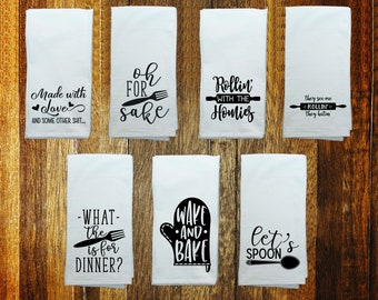 funny kitchen hand towels